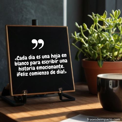 Frases de buenos días motivadoras
