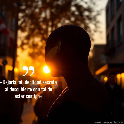 frases de spiderman amor