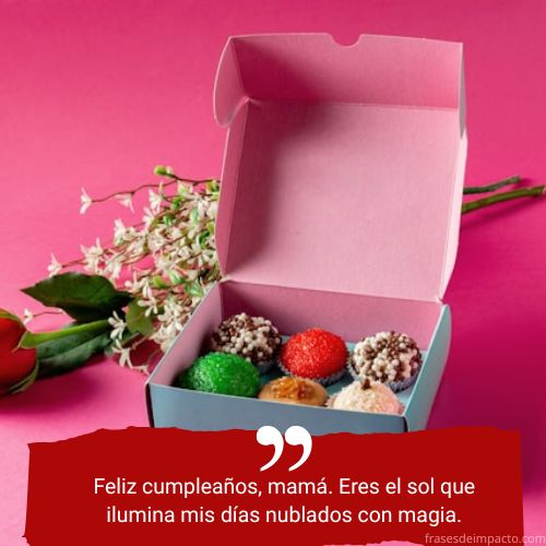 Frases para sorprender a mamá en su cumpleaños